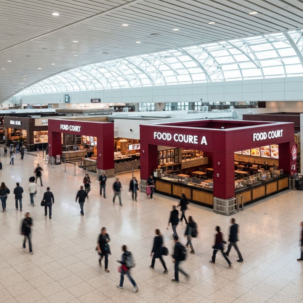 Atlanta Airport Food Map Concourse A