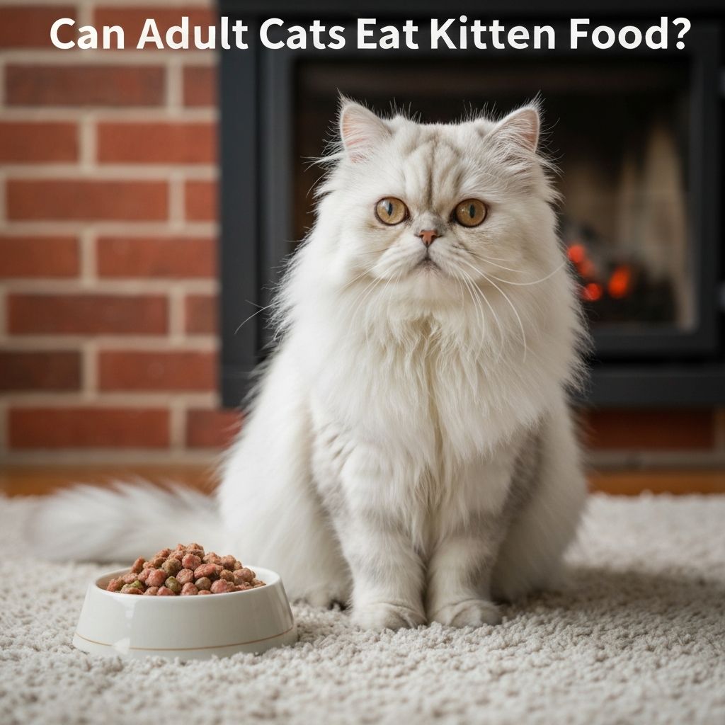 Can Adult Cats Eat Kitten Food
