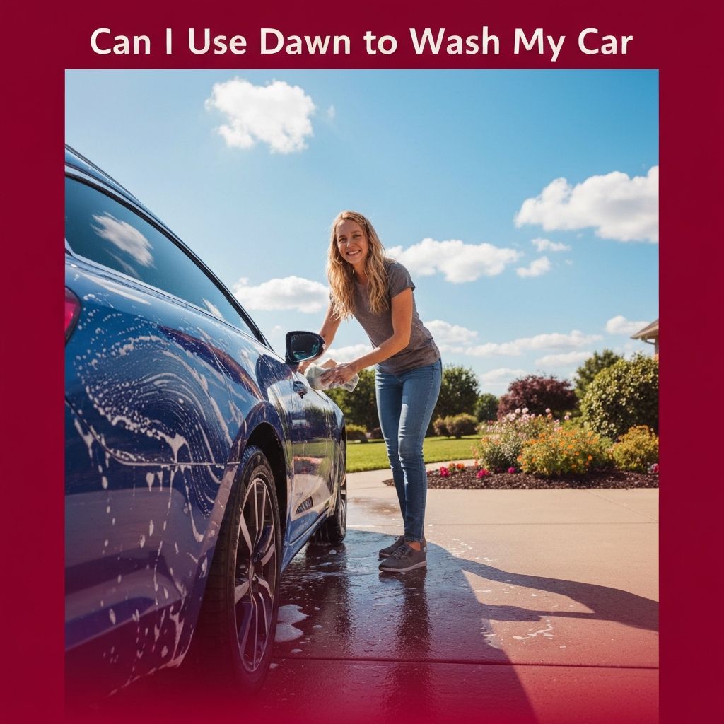 Can I Use Dawn to Wash My Car