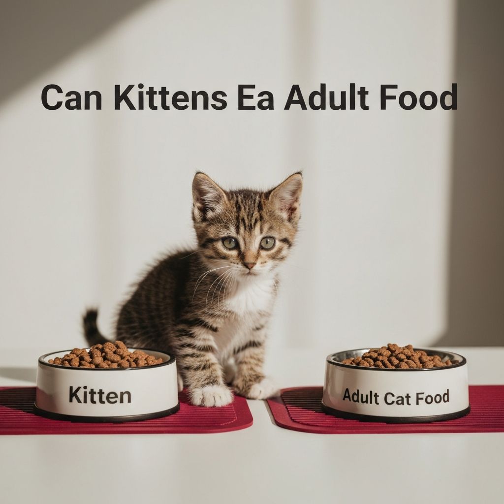 Can Kittens Eat Adult Cat Food