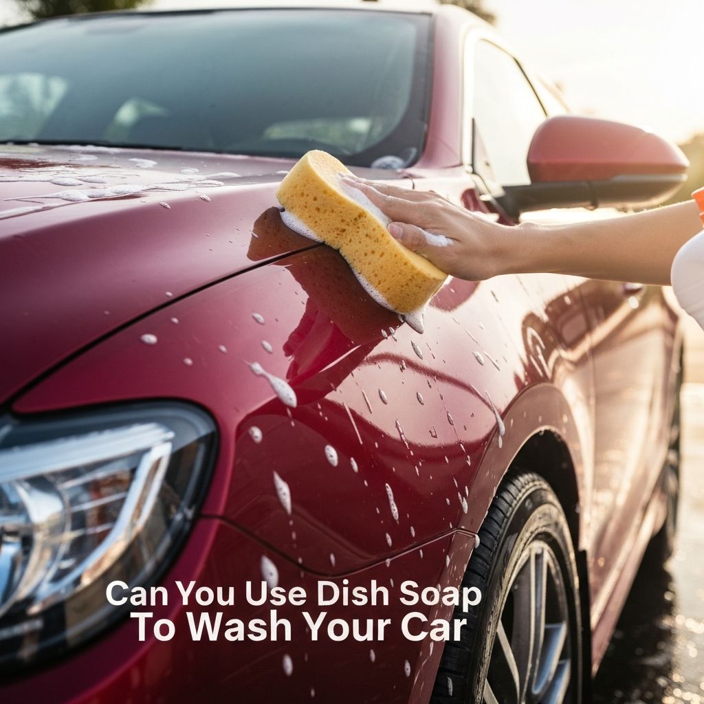 Can You Use Dish Soap to Wash Your Car