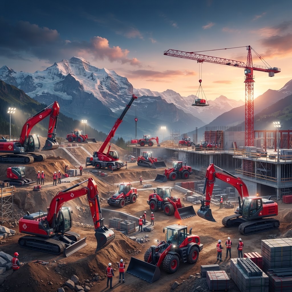 Top 10 Best Construction Equipment Rentals in Switzerland