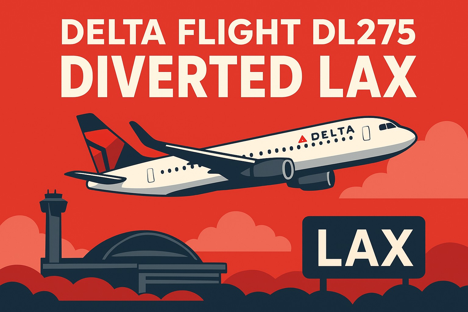 Delta Flight DL275 Diverted LAX