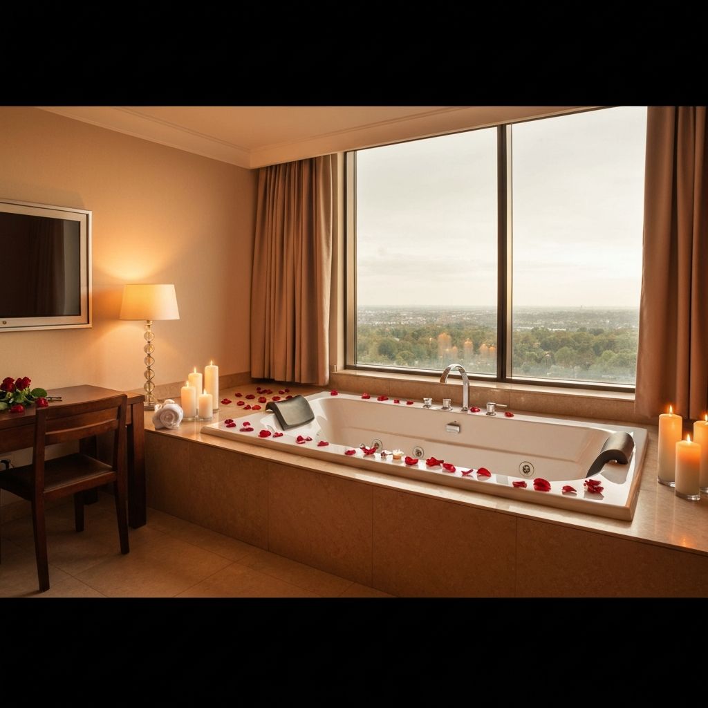 Hotel Room with a Jacuzzi in the Room