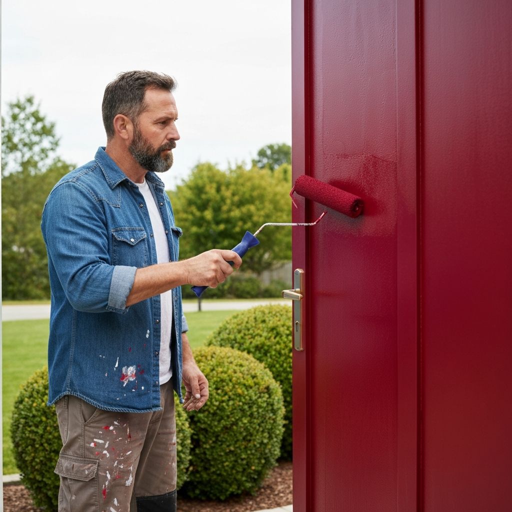 Painting a Metal Door with Latex Paint