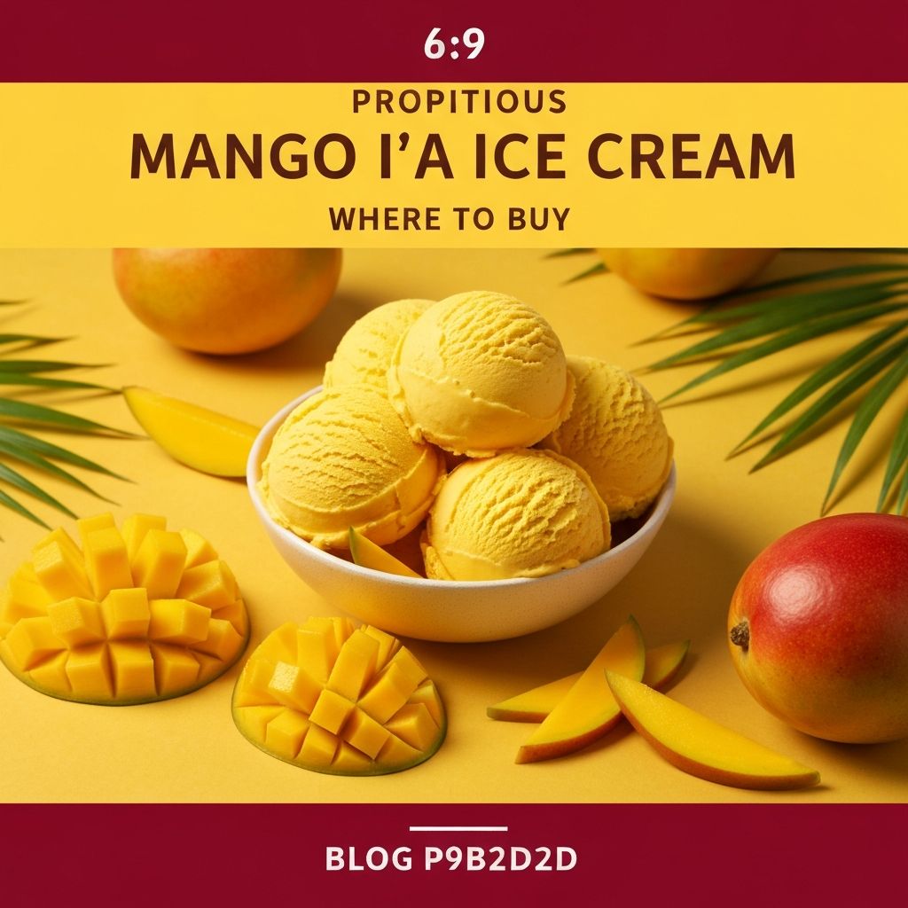 Propitious Mango Ice Cream Where to Buy
