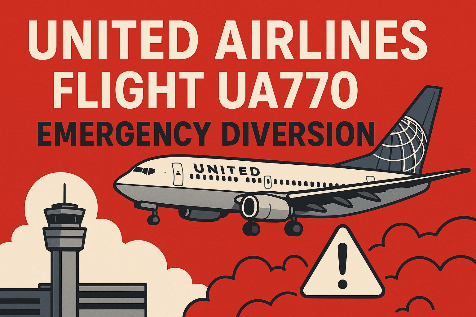 United Airlines Flight UA770 Emergency Diversion