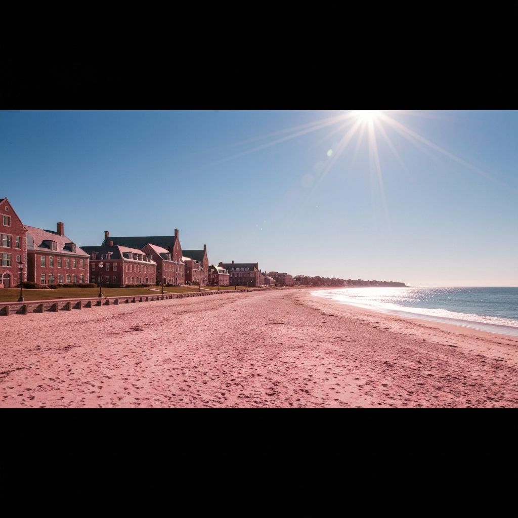 University of Rhode Island Next to a Beach