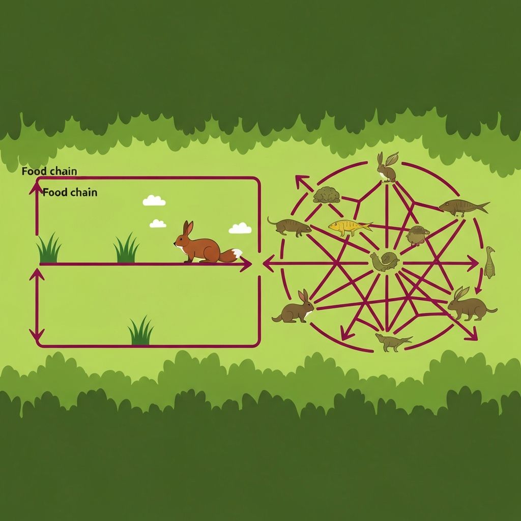 What Is the Difference Between a Food Chain and a Food Web