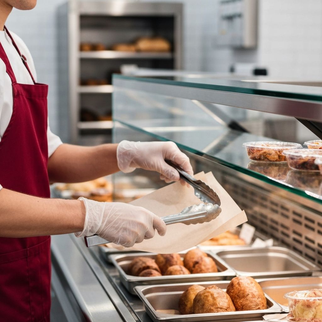 What Should Food Workers Use to Touch Food from Display Cases
