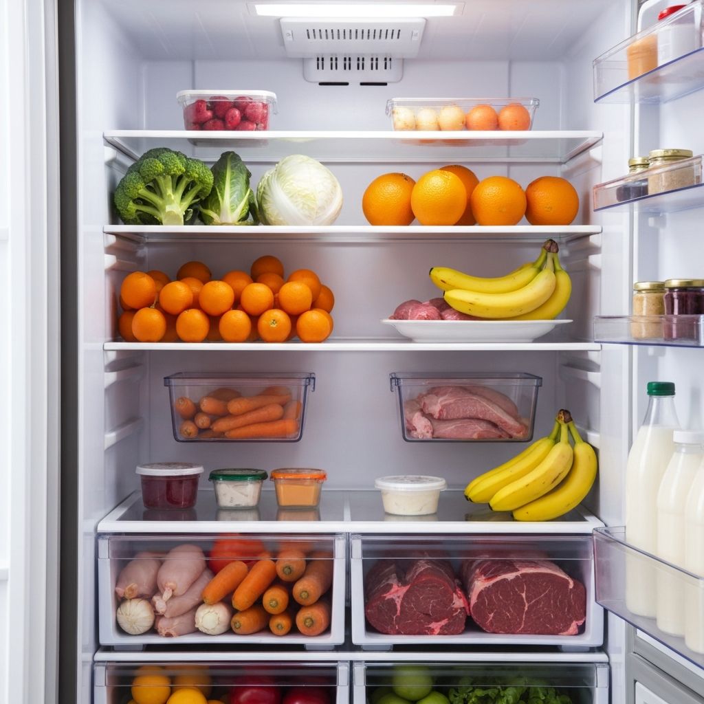 Which Food Should Be Stored Above the Others in a Refrigerator?